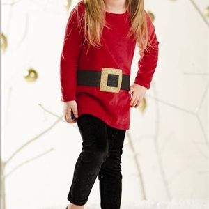 Baby girls Santa suit.